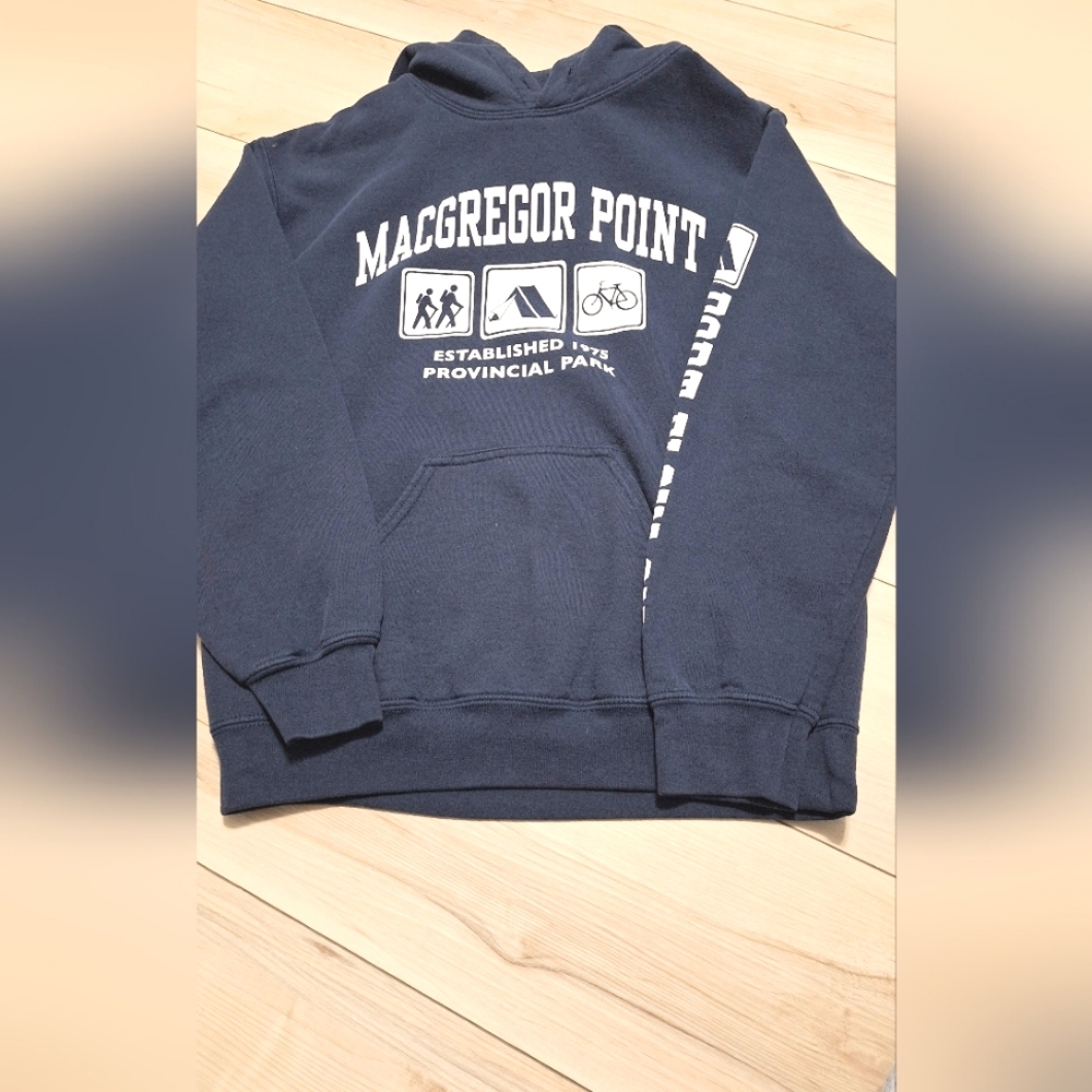 Navy Graphic Hoodie